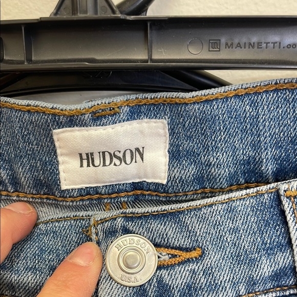 Hudson Jeans Blue Skinny Distressed Denim - Picture 3 of 7